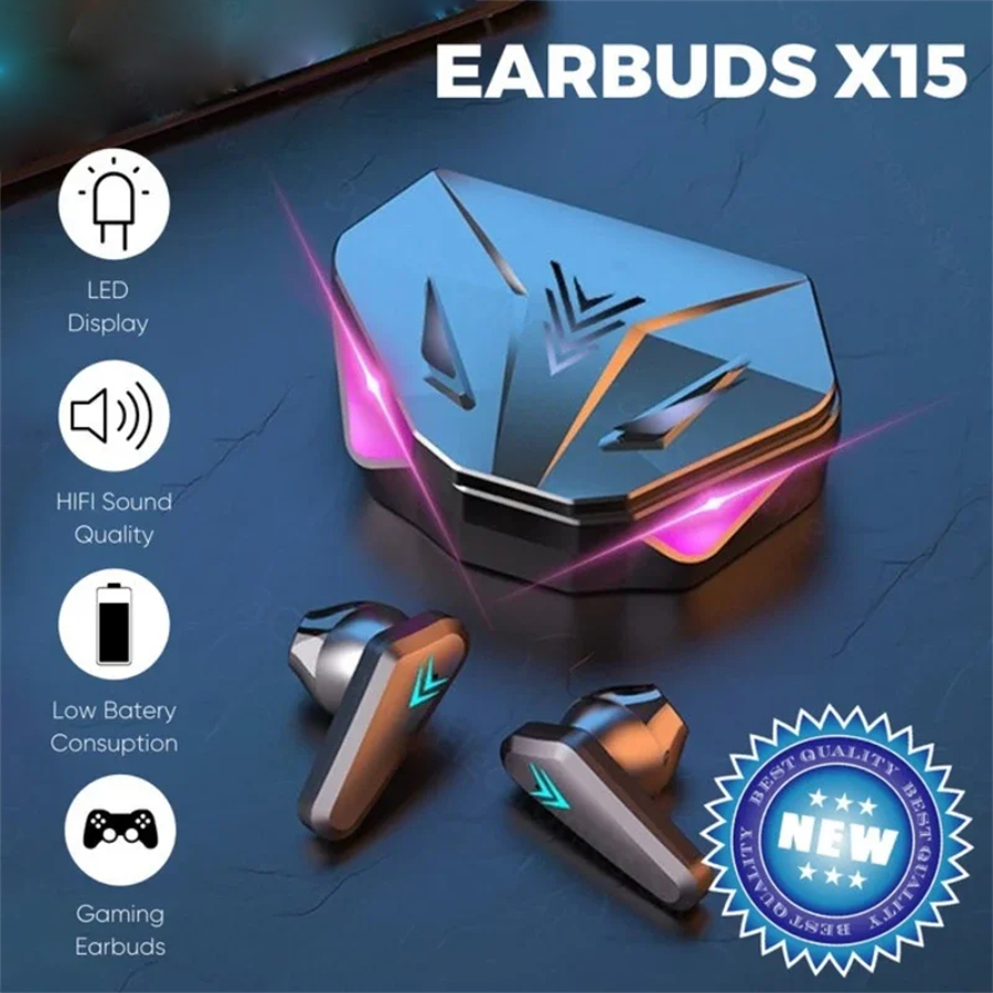 Esports Gaming Gear - X15 TWS Bezprzewodowe słuchawki douszne Bluetooth