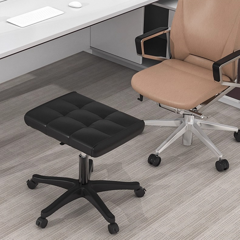 Footrest Under Desk - Nowoczesny taboret podnóżek, wielofunkcyjny regulowany puf,