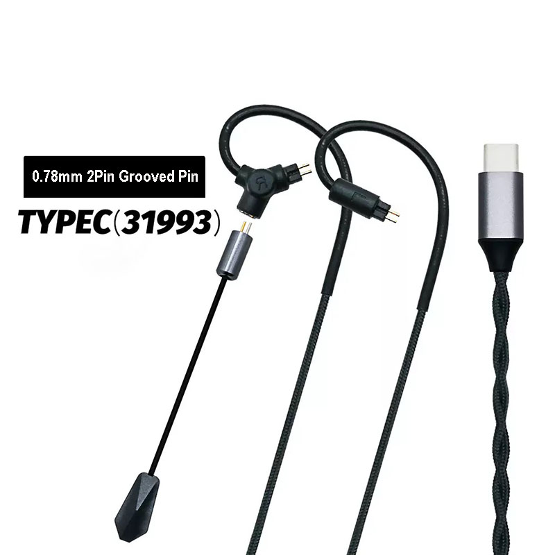 Esports Gaming Gear - Kabel do słuchawek gamingowych 0.78 QDC